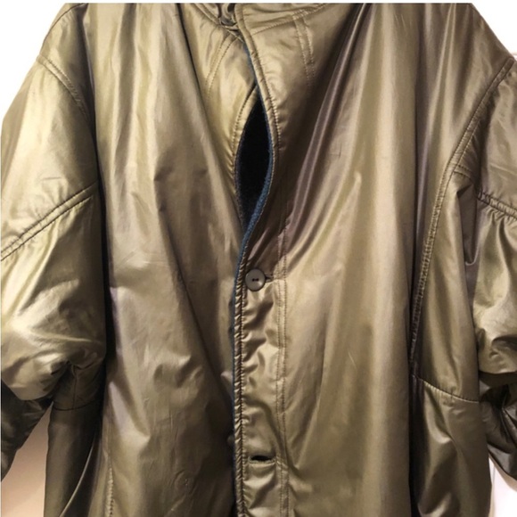 Claude Harvey Reversible Trench Winter Coat - Picture 9 of 14